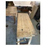 SJO Bergs Wooden Work Bench w/Clamps 20ï¿½x53ï¿½x33ï¿½