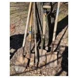 Shovels, Spades, Hoe