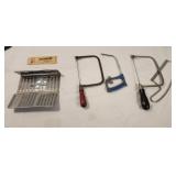 Hacksaw Qty-2, Coping Saw Qty-2, Jig Saw Blade