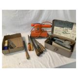 Hand Files, Rasps, 2 1/4 sheet sanders tested