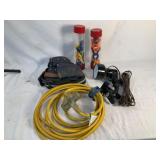 HD Extension Cord, Light, Clamps, Tool Belt