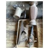 Vintage Torch, Plane, Brass Vase