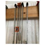 Speed Bar Clamps - 4 pcs 24ï¿½, 1 pc 12ï¿½