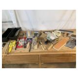 Paint Brushes, Putty Knives, Towels, Drywall