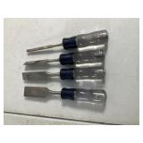 Craftsman Chisel Set. - Qty 4