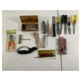 Chisels, Utility Knives, File, Paper Punch,