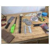 Wire Nuts, Clamps, Router Gauges, Shims, Cleaver,