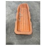 Plastic Ice Fishing/Snow Sled