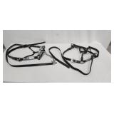 2 Horse Size Show Halters