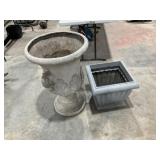 Outdoor Plastic Planters - Qty 2