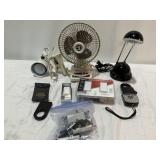 LED Light, Fan, Switches, Volt Meters