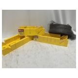 Plastic Miter Boxes - 3 pcs, Roll of Steel Wool