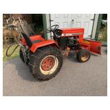 Case 448 Garden Tractor w/Plow, Hydraulics,