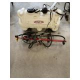 Fimco 25gl Sprayer w/Boom, Hand Sprayer, Hose