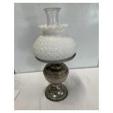 Vintage Kerosene Oil Lamp w/ 2 Shades