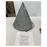Vintage Metal Cone Shaped Water/Sand Bucket