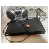 2 DVD Players, AM/FM/CD Player - No Remotes