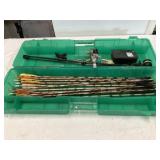 Aluminum Arrows, Case, Bow Sight, Release