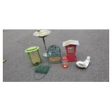 Bird Feeders, Bird Bath