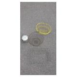Wire Egg Baskets, Coffee Percolator