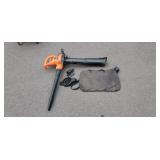Black and Decker Corded Leaf  Blower, Vacuum and