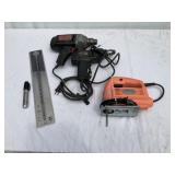 Drills 1/2ï¿½and 3/8ï¿½ - Tested, Long Bit, Jigsaw