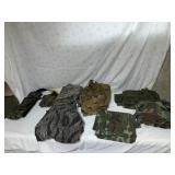 Camo Gloves and Pouch, Hunting Pants LG, Camo