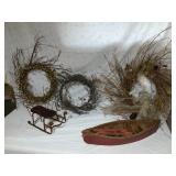 Wreaths, Assorted Home Decor