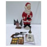 Vintage Toy Revolver w/Caps, Santa 22ï¿½, Metal