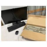 24ï¿½ Monitor Screen, Keyboards - Qty 2/One is New