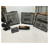 Harley Davidson Slate Engraved Signs, Water Bottle