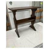 Wooden End Table/Book Shelf 24x13x24