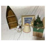 Mini Christmas Trees, Snoopy Light, Canoe