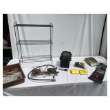 Camp Shower, Camp Stove, Shelf 9x21x27, Spark Plug