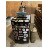 Beer Keg Refrigerator w/Taps/Gas Tank/Regulator &