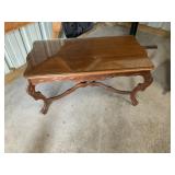 Coffee Table w/Glass Top 36x18x17