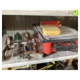 Husky Tile Saw w/Tile Tools -  Tested