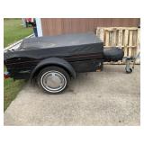 Utility Trailer 72x48, w/Lights, Spare Tire, Cover