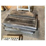 18 pcs metal shelving 36x12