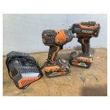 Ridgid 18V Drivers w/Batteries, Charger - Qty 2
