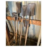 Shingle Shovels, Forks, - Qty 6