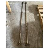 2 pcs load securing trailer bars