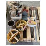 Fasteners, screws, conduit bender, ladder pads,
