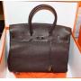 New Hermes Brown Leather Handbag