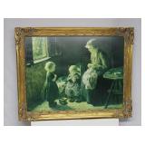 Her First Lesson ( Bernard Pothast ) Print 26x29.5