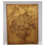 Print on Canvas Fruit Bowl 14"x18"
