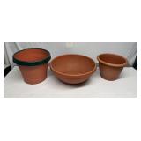 Plastic Plant Pots Lot