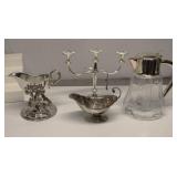 Vintage Silver Plate Dishes Lot