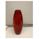 Mid Century Art Glass Vase 15" Tall