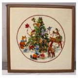 Embroidery Decorating Wall Art Framed 20x20